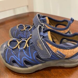 OshKosh Navy & Brown Baby Shoes